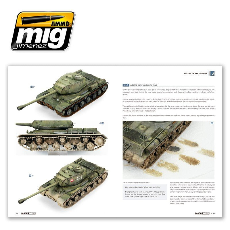 AMMO of Mig Jimenez 6016 BLACK &amp;amp; WHITE TECHNIQUE (English) – imagen 4