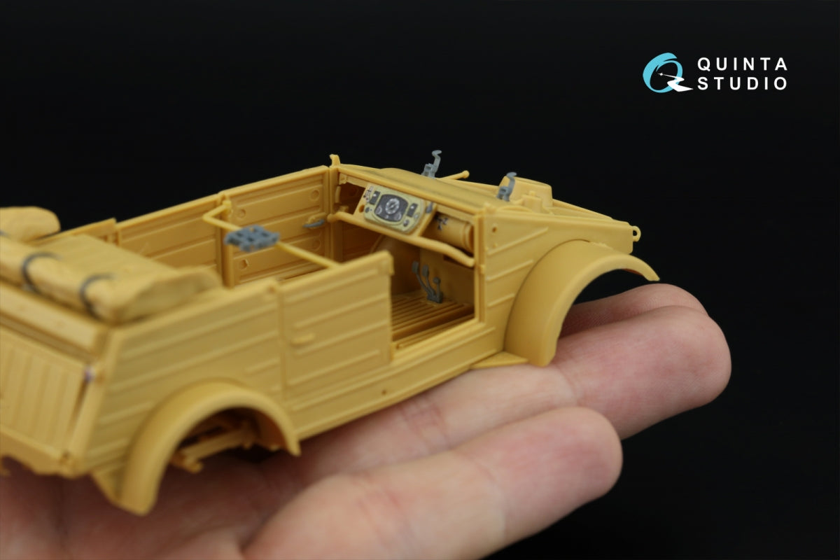 Quinta Studio QD+35143 Kubelwagen Type 82 3D-Printed &amp;amp; coloured Interior on decal paper (Hero) (with 3D-printed resin parts)1/35 – Bild 10