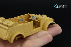 Quinta Studio QD+35143 Kubelwagen Type 82 3D-Printed &amp;amp; coloured Interior on decal paper (Hero) (with 3D-printed resin parts)1/35 – Bild 10