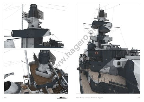 Kagero 16032 The German Cruiser Admiral Hipper EN – imagen 6