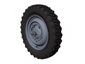 Panzer Art RE35-644 Kubelwagen road wheels (Extra Gelande) 1/35 – imagen 2