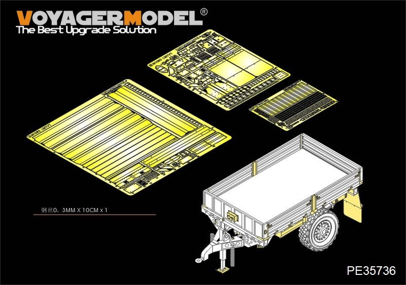 Maquette Voyager PE35736 M1082 LMTVT de l'armée américaine moderne (pour TRUMPERTER 01010) 1/35
