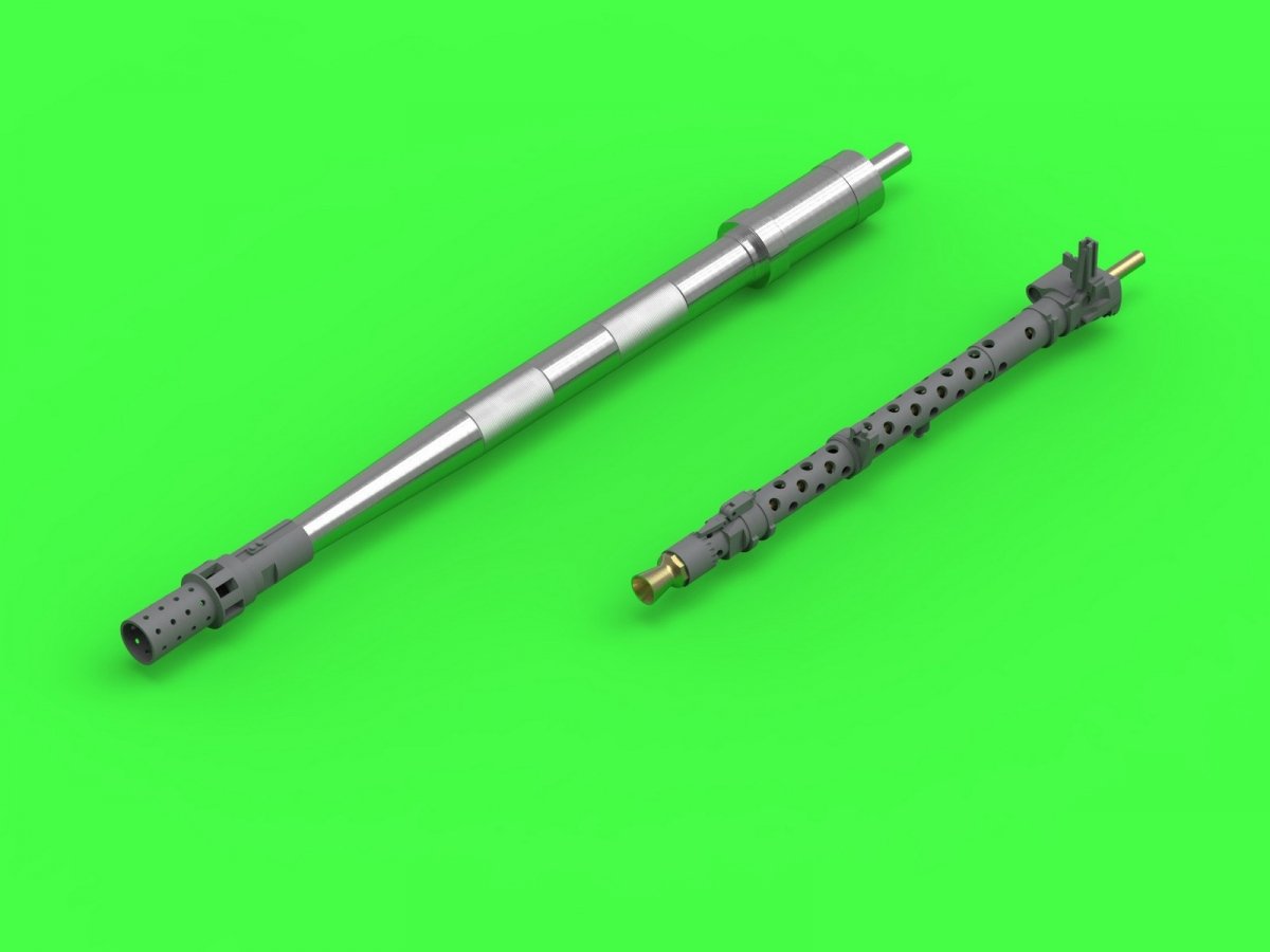Master GM-35-046 PzKpfw II Ausf. a–F - 2cm KwK30 L/55 &amp;amp; MG-34 gun barrels (for IBG, Dragon and other kits) 1/35 – Bild 8