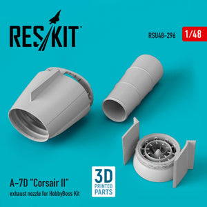 RESKIT RSU48-0296 A-7D &amp;quot;CORSAIR II&amp;quot; EXHAUST NOZZLE FOR HOBBYBOSS KIT 1/48 – imagen 2