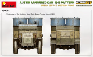 Miniart 39009 AUSTIN ARMOURED CAR 1918 PATTERN. BRITISH SERVICE. WESTERN FRONT. INTERIOR KIT 1/35 – Bild 14