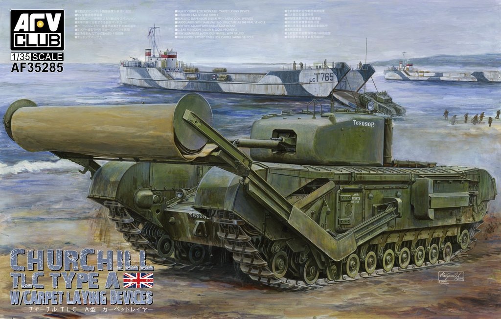 AFV Club 35285 Churchill TLC Type-A w/Carpet Laying Device 1/35