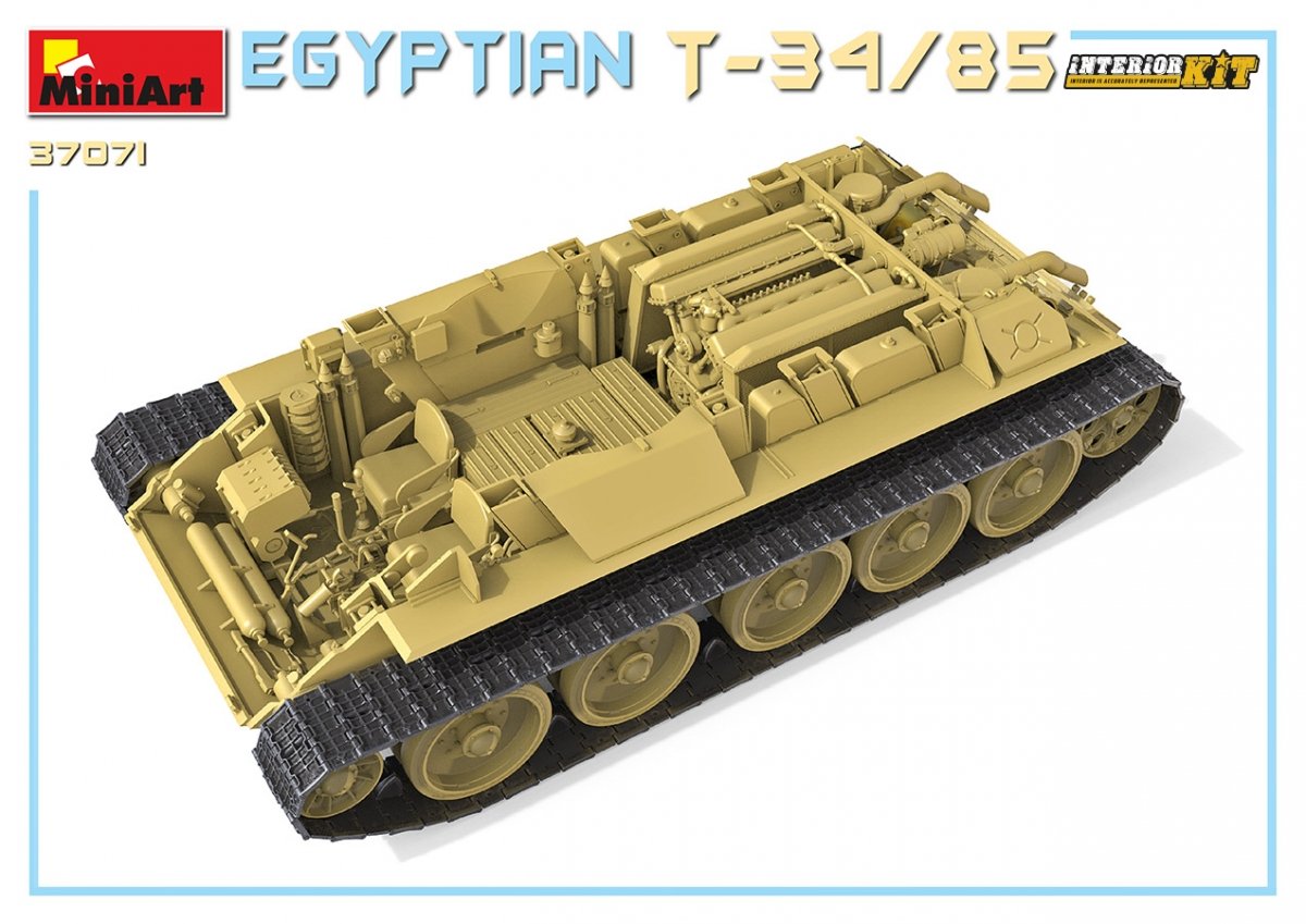 MiniArt 37071 EGYPTIAN T-34/85. INTERIOR KIT 1/35 – immagine 6