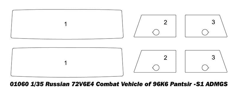 Trumpeter 01060 Russian 72V6E4 Combat Vehicle of 96K6 Pantsir -S1 ADMGS 1/35 – immagine 4