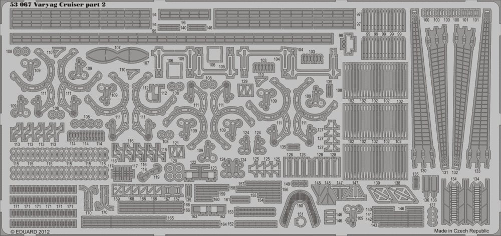 Eduard 53067 Varyag Cruiser 1/350 Zvezda – imagen 2