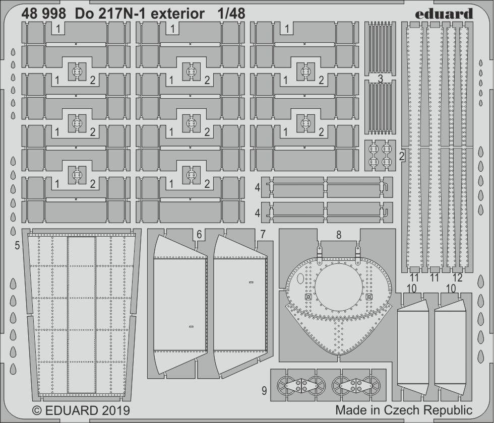 Eduard BIG49234 Do 217N-1 1/48 ICM – imagen 8