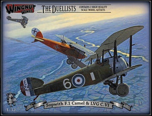Wingnut Wings 32803 Sopwith F.1 Camel and LVG C.VI 1/32