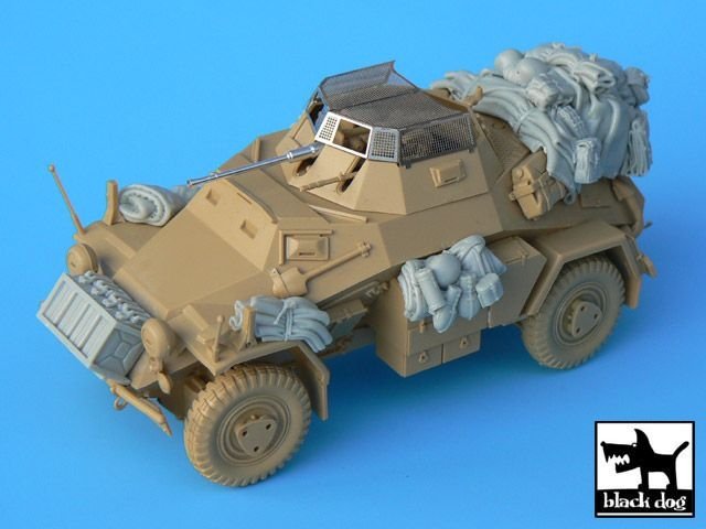 Black Dog T35003 Sd.Kfz. 222 &amp;amp; 223 accessories set for Tamiya kits 1/35 – Bild 5