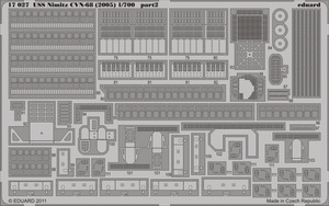 Eduard 17027 USS Nimitz CVN-68 (2005) TRUMPETER 1/700 – immagine 2