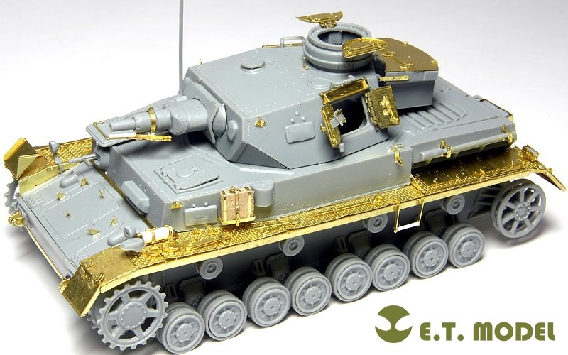 E.T. Model E72-007 WWII German Pz.Kpfw.IV Ausf. F1 For DRAGON 7321 1/72 – immagine 5