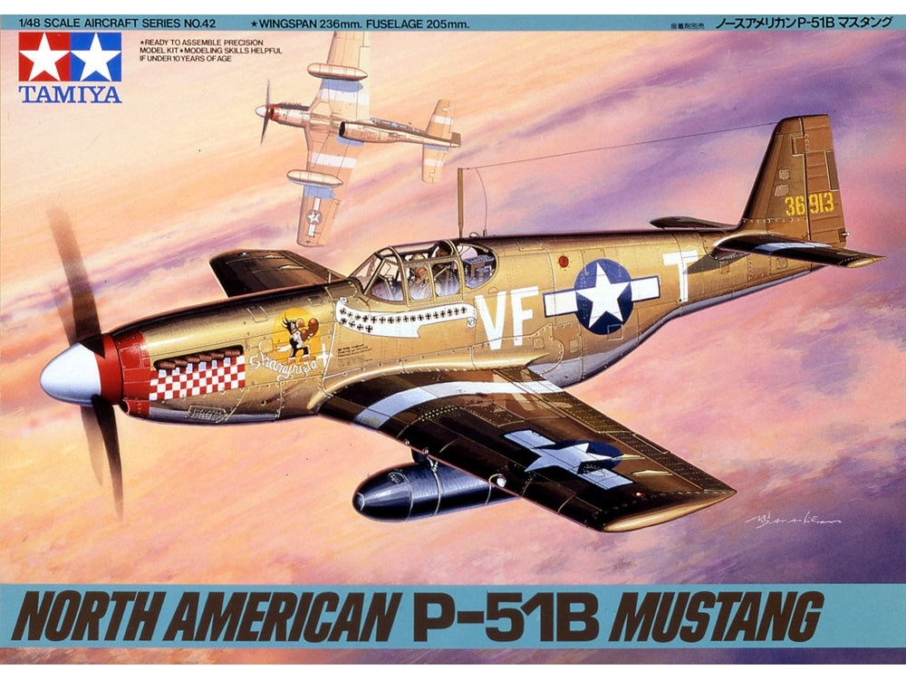 Tamiya 61042 North American P-51B Mustang 1/48 – imagen 2