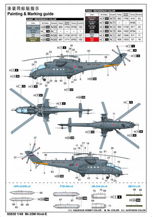 Trumpeter 05830 Mi-35M Hind-E 1/48 – imagen 4