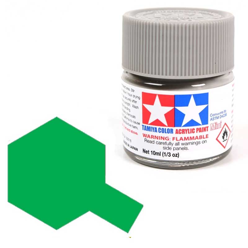 Tamiya X25 Clear Green (81525) Acrylic paint 10ml