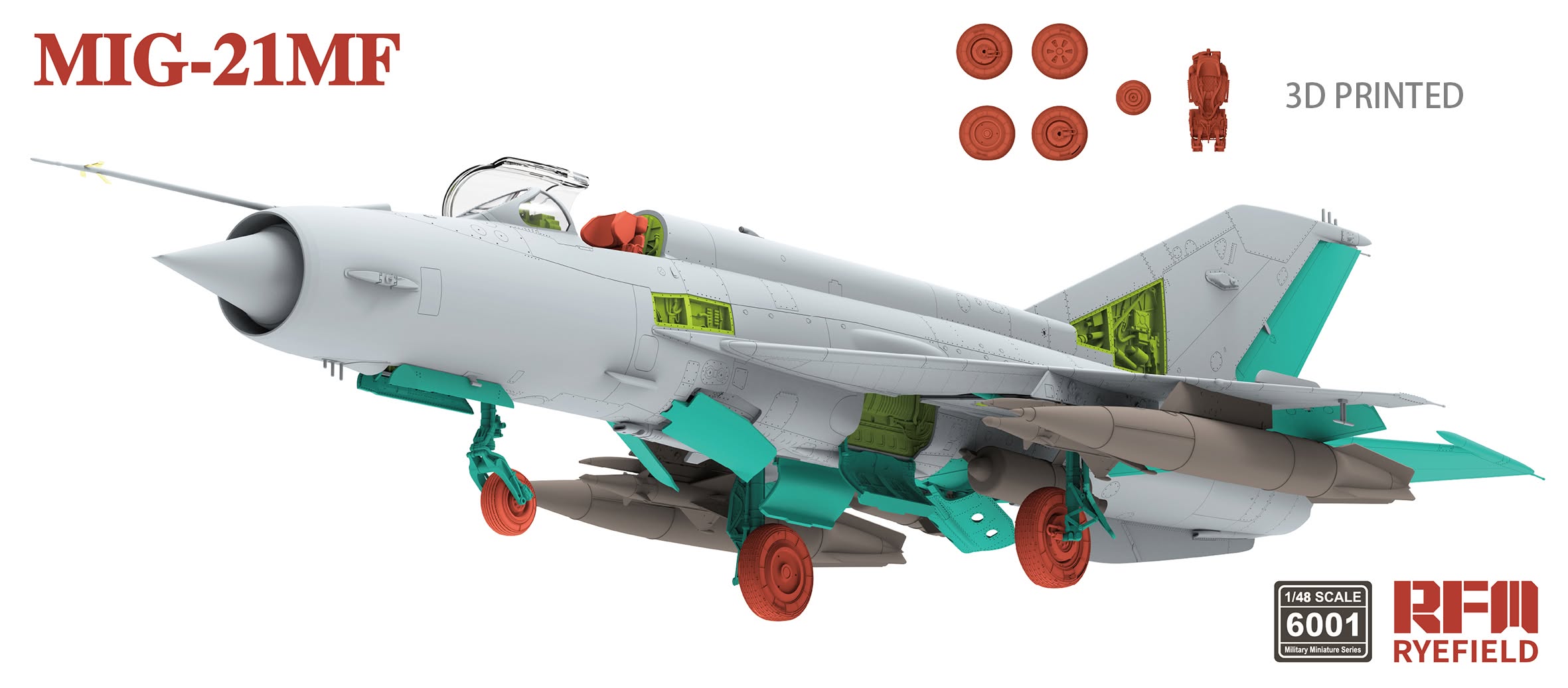 Rye Field Model 6001 MIG-21MF 1/48 – image 5