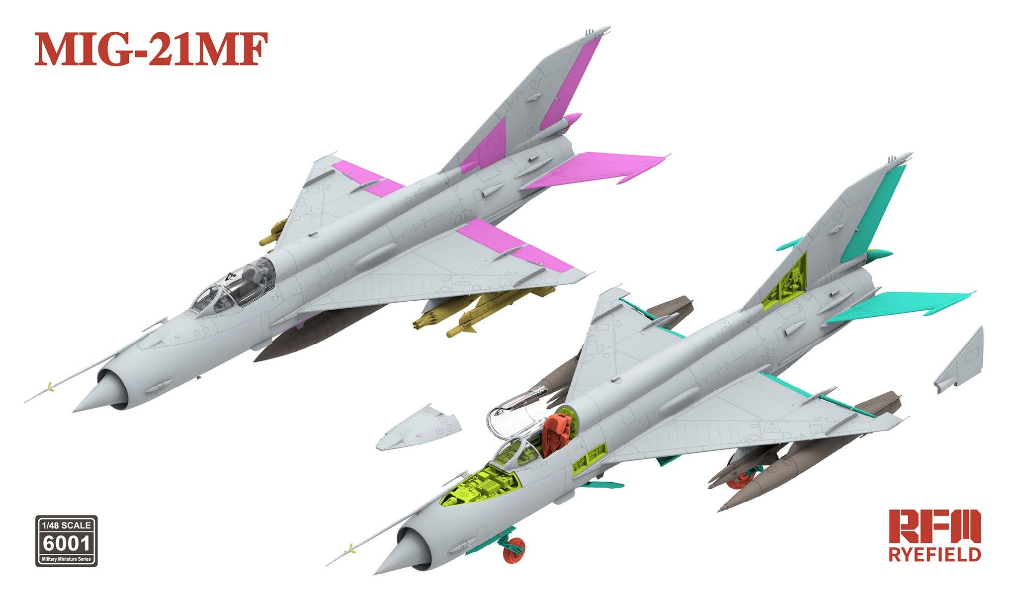 Rye Field Model 6001 MIG-21MF 1/48 – image 6