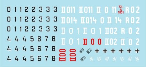 Star Decals 72-A1071 Wiking # 2. 1/72 – Bild 3