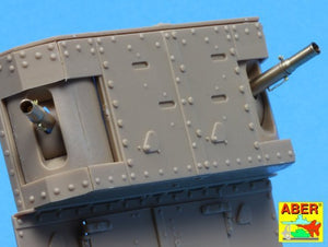 Aber 35L-156 Barrels for British WWI Tank Mark IV – Female 1/35 – imagen 4