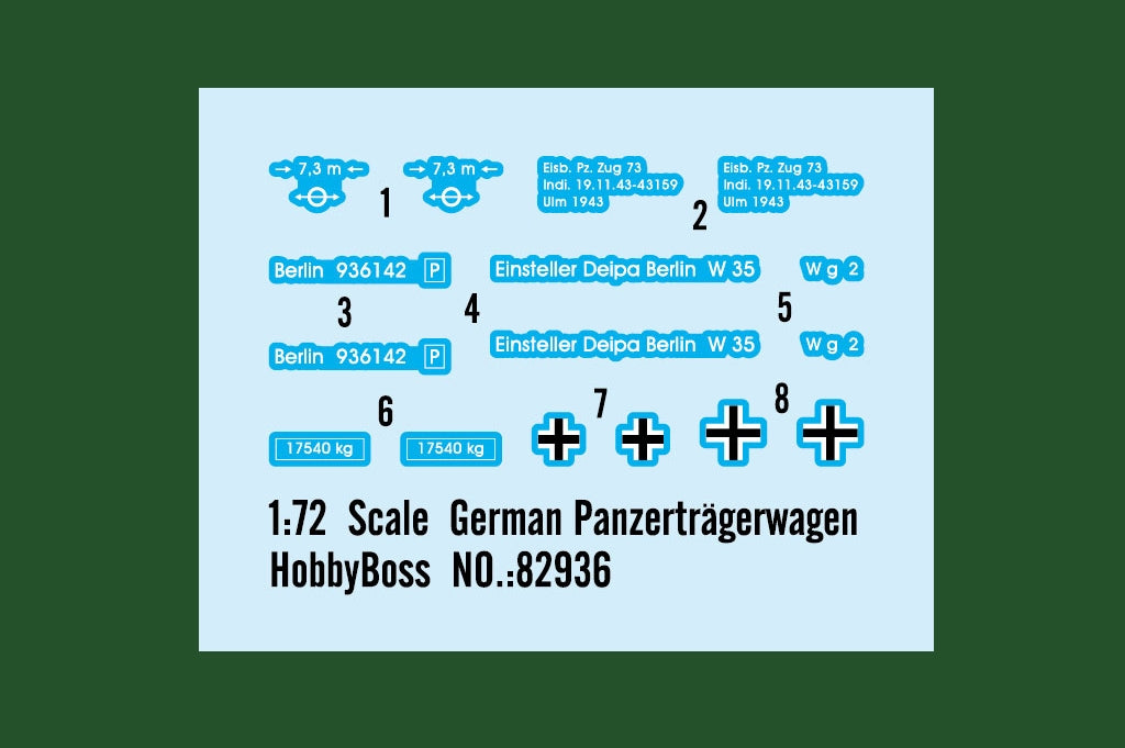 Hobby Boss 82936 German Panzerträgerwagen 1/72 – imagen 3