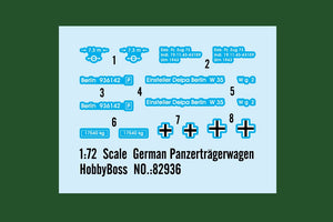 Hobby Boss 82936 German Panzerträgerwagen 1/72 – imagen 3
