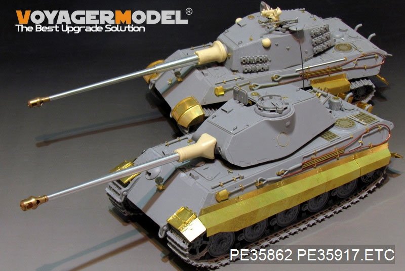 Voyager Model PE35917 WWII German King Tiger Initial Version Basic for TAKOM 1/35 – Bild 9