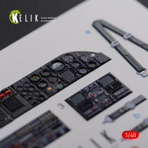 KELIK K48090 CH-46E interior 3D decals for Academy kit 1/72 – imagen 6