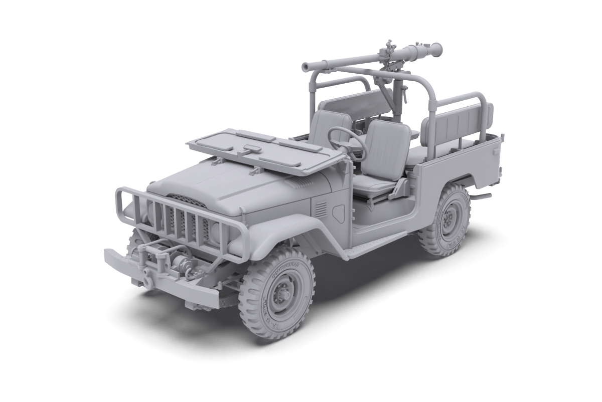 AK Interactive AK35003 FJ43 PICKUP WITH SPG-9 RECOILLESS GUN 1/35 – imagen 4