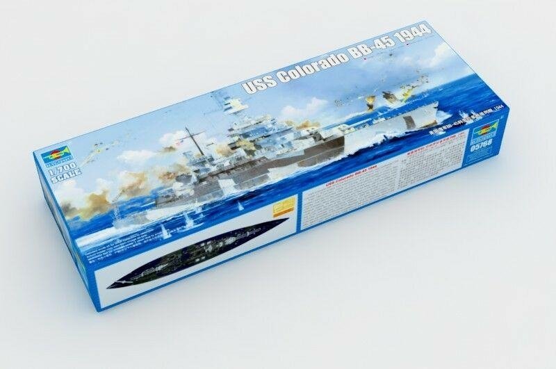 Trumpeter 05768 USS Colorado BB-45 Battleship 1944 1/700 – imagen 2