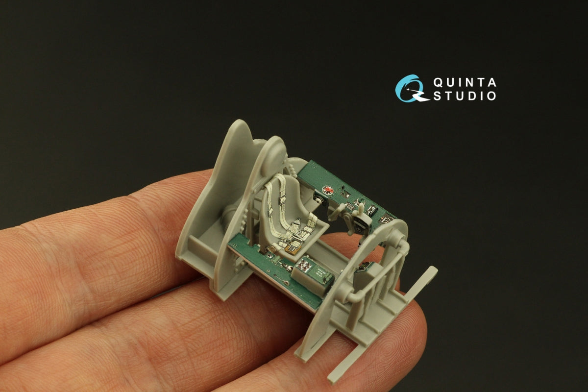 Quinta Studio QD48006 F4F-4 Wildcat 3D-Printed coloured Interior on decal paper (HobbyBoss) 1/48 – Bild 6