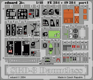 Eduard 49284 SBD-3 Miniatures précises au 1/48  – image 3