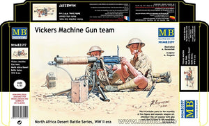 Master box 3597 Vickers Machine Gun Team - Desert Battle Series WW I 1/35