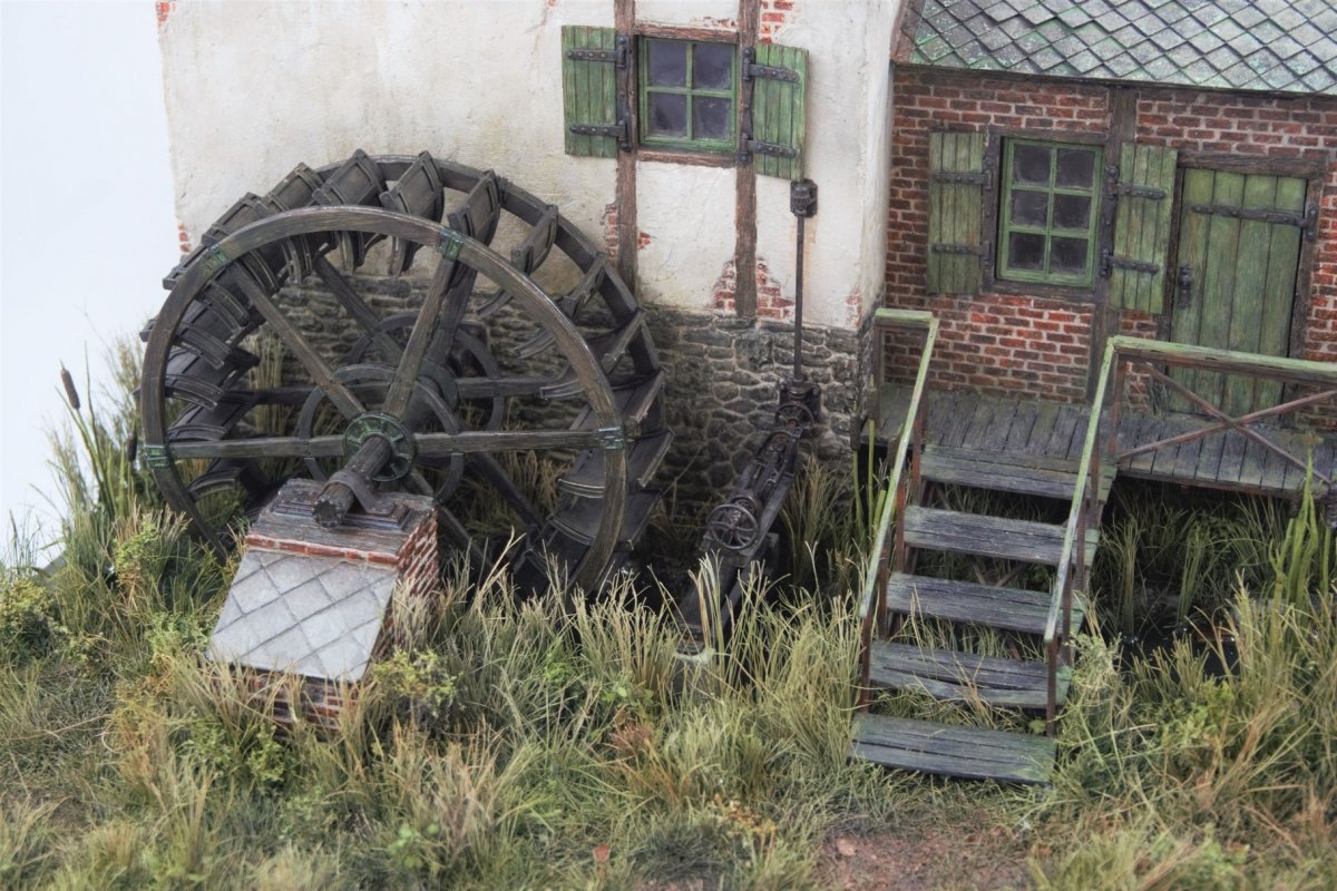 RT-Diorama 35024 Diorama-Base: Watermill 1/35 – imagen 10