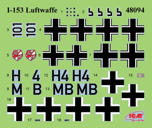 ICM 48094 I-153 Luftwaffe with Pilots and Ground Personnel 1/48 – imagen 2