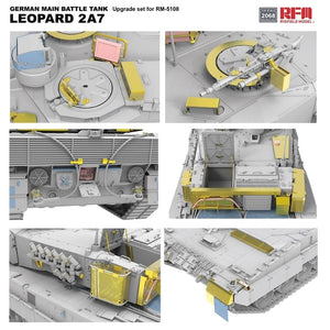 Rye Field Model 2068 Upgrade set German Main Battle Tank Leopard 2 A7 for RFM 5108 1/35 – imagen 4