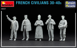 Miniart 38037 Civils français années 30-40 (têtes en résine) 1/35  – image 3