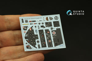Quinta Studio QD32184 F8F-2 Bearcat 3D-Printed coloured Interior on decal paper (Trumpeter) 1/32 – imagen 4