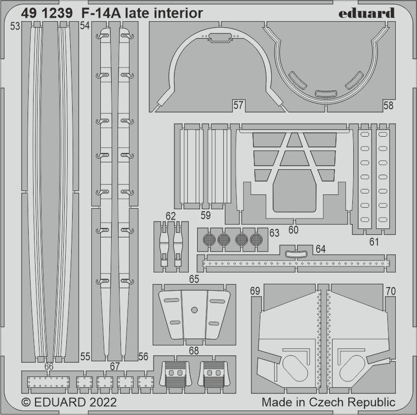 Eduard BIG49318 F-14A late TAMIYA 1/48 – immagine 8