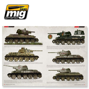 AMMO of Mig Jimenez 6007 EASTERN FRONT. RUSSIAN VEHICLES 1935-1945. CAMOUFLAGE GUIDE ( English) – imagen 3