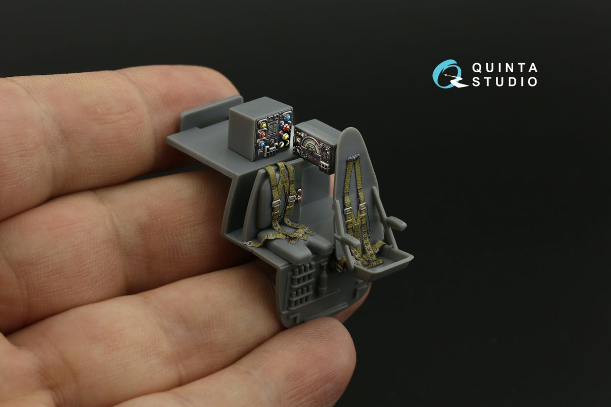 Quinta Studio QD48424 Mosquito FB Mk.VI/NF Mk.II 3D-Printed coloured Interior on decal paper (Tamiya) 1/48 – imagen 7