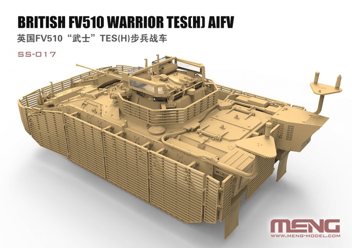 Meng Model SS-017 British FV510 Warrior TES(H) AIFV 1/35 – imagen 4