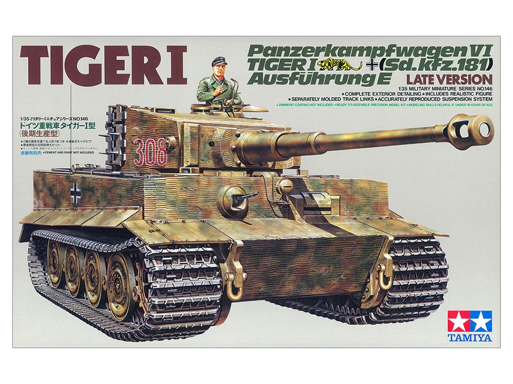Tamiya 35146 German Tiger I Tank Late Version 1/35 – zdjęcie 2