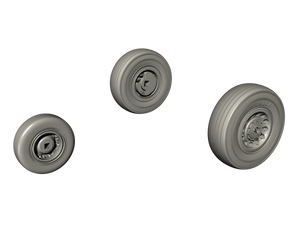 CMK Q48278 Sea Vixen Wheels Set for Airfix kit 1/48