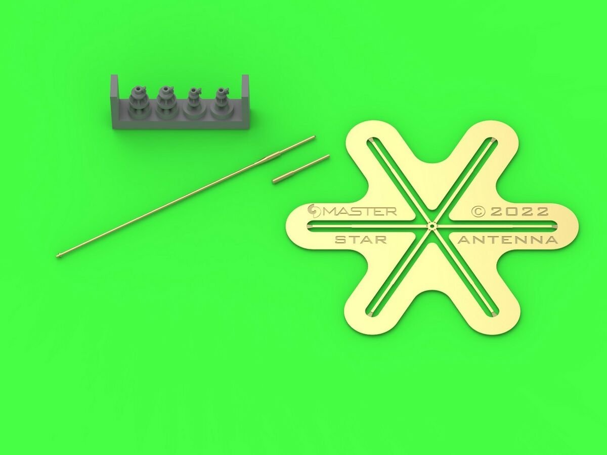 Master GM-72-020 German WWII 1,8m star antenna (for command tanks) (1pc) 1/72