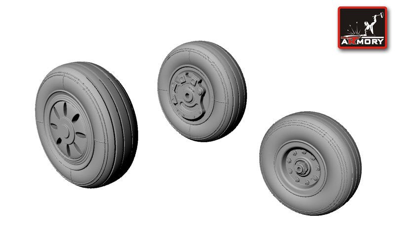 Armory Models AW48305 Canadian F-35 Lightning-II wheels 1/48 – immagine 4