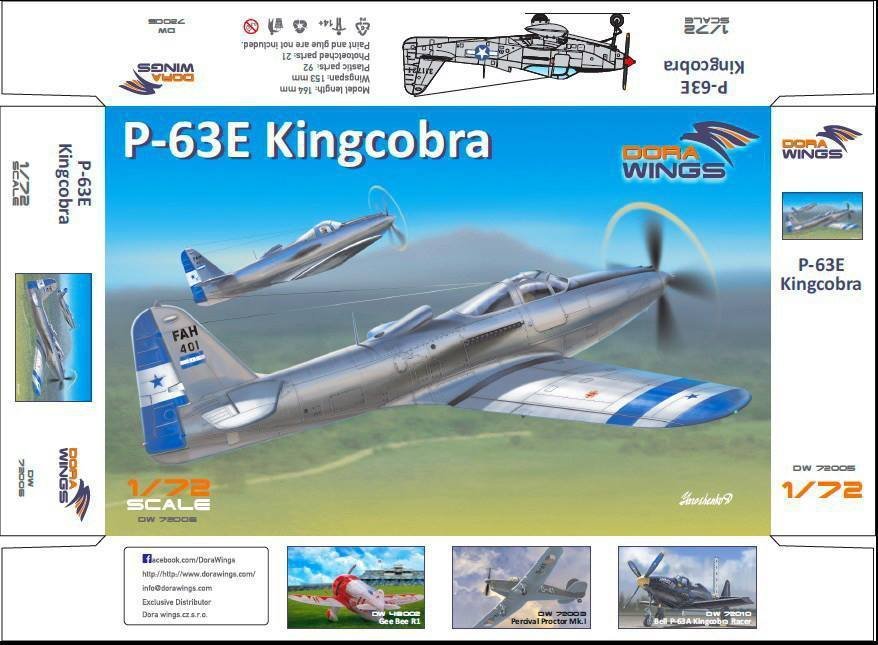 Dora Wings 72005 Bell P-63E-1-BE Kingcobra 1/72 – imagen 2