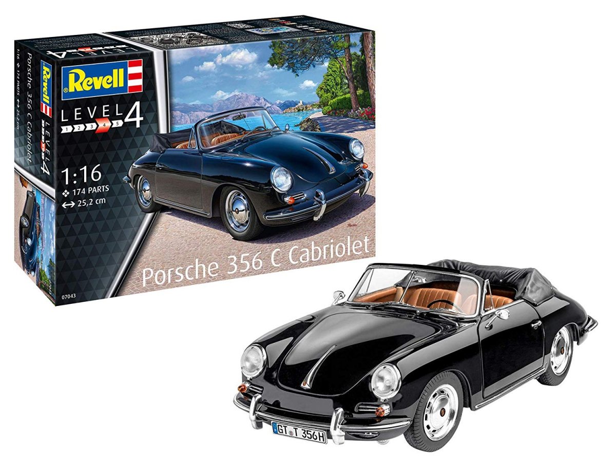 Revell 07043 Porsche 356 Cabriolet 1/16 – image 5