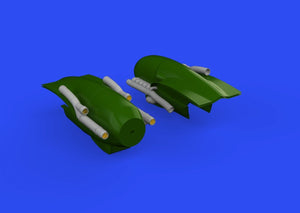 Cheminées d&amp;#39;échappement Eduard 648606 pour Bf 110G-4 au 1/48 – image 3